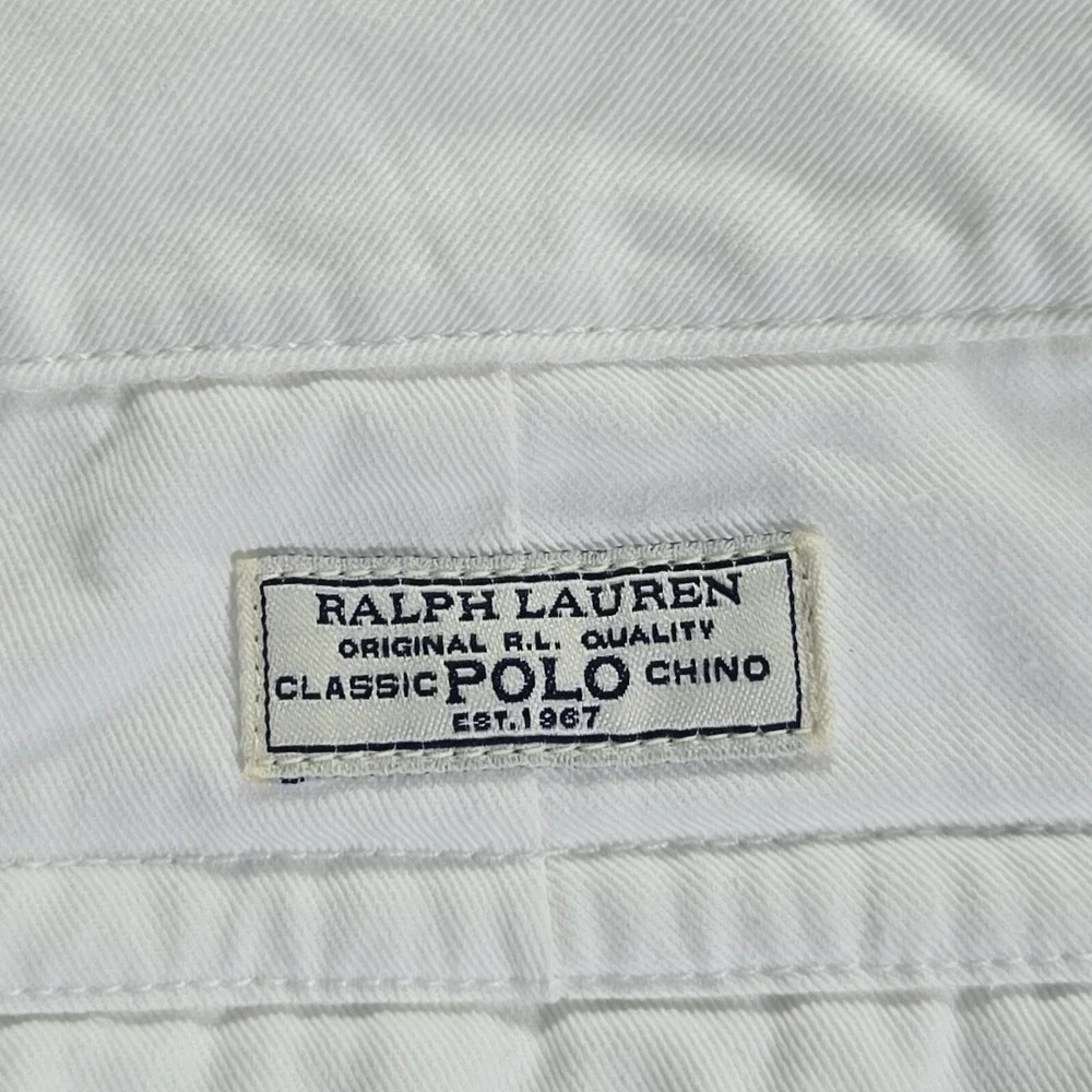 Polo Ralph Lauren Shorts Cargo Boys Size 14 Vintage White Waist 28in Inseam 10in